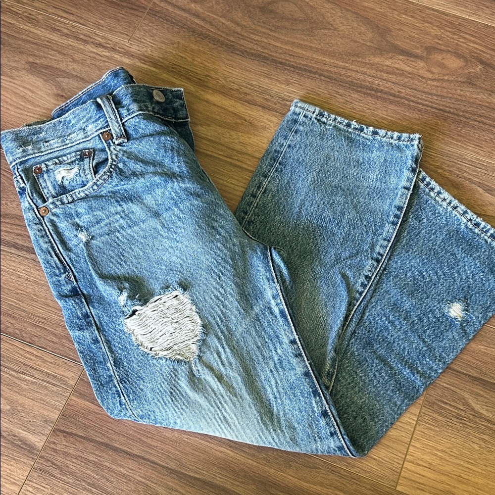 Classic Blue Straight Leg Jeans - Picture 2 of 8